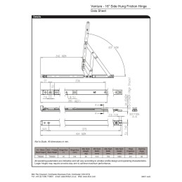 16" Side hung pair 16-17 mm High Stack