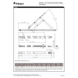 20" Top Hung pair 16-17mm High Stack