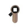 Adapter otworu YALE/WC metalowy trzp. 6mm AMIG zmienia zamek na wkładkę na zamek do WC