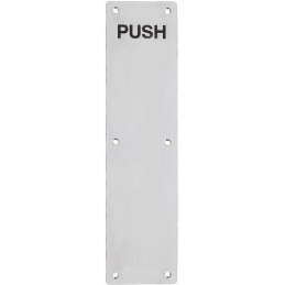 Blacha na drzwi PUSH 75x650mm inox