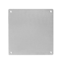 Szyld blacha popychacz 180x180mm INOX mod.10