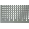 Blacha perfo.ozdobna 1000x500 alu. srebr
