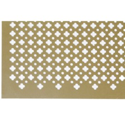 Blacha perfo.ozdobna 250x500 alu. złota