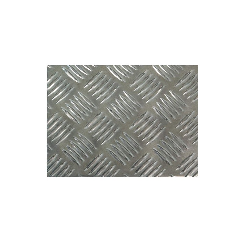 Blacha ryflowana 250x500 aluminiowa