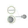 Bloczek do linek śruba M6-60mm metalowe kółko 39mm mod.113