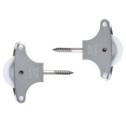 Bloczek do linek wkręt 40mm plastikowe kółko 39mm inox mod.211 DIS 2x