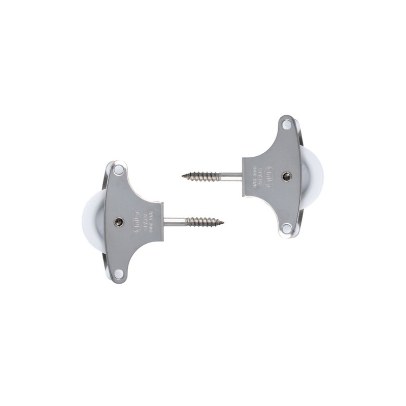 Bloczek do linek wkręt 40mm plastikowe kółko 39mm inox mod.211 DIS 2x
