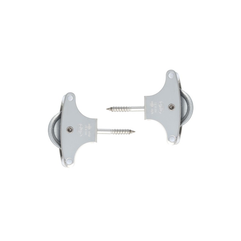 Bloczek do linek wkręt 40mm metalowe kółko 39mm inox mod.21 DIS 2x