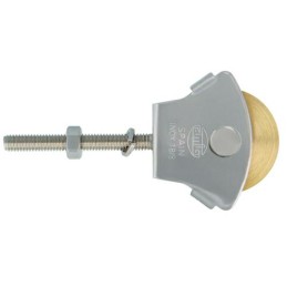 Bloczek do linek śruba M6-50mm mosiężne kółko 34mm INOX mod.23 2szt