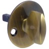 Pokrętło WC z szyldem 41,5mm złoto antyczne mod.1