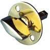 Pokrętło WC z szyldem 41,5mm mosiężne trzpień 6mm mod.1