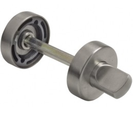 Szyld WC okrągły 37mm inox rozeta łazienkowa z pokrętłem 6mm mod. 3RX
