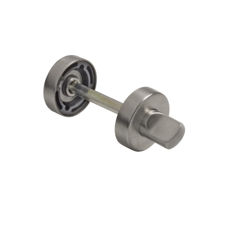 Szyld WC okrągły 37mm inox rozeta łazienkowa z pokrętłem 6mm mod. 3RX
