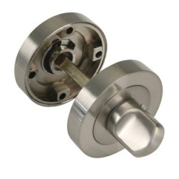 Szyld WC okrągły 52mm rozeta z pokrętłem chrom mat t.6 mod.8Z