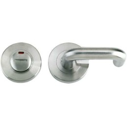 Blokada WC szyld łazienkowy 50mm stal nierdzewna t.5mm