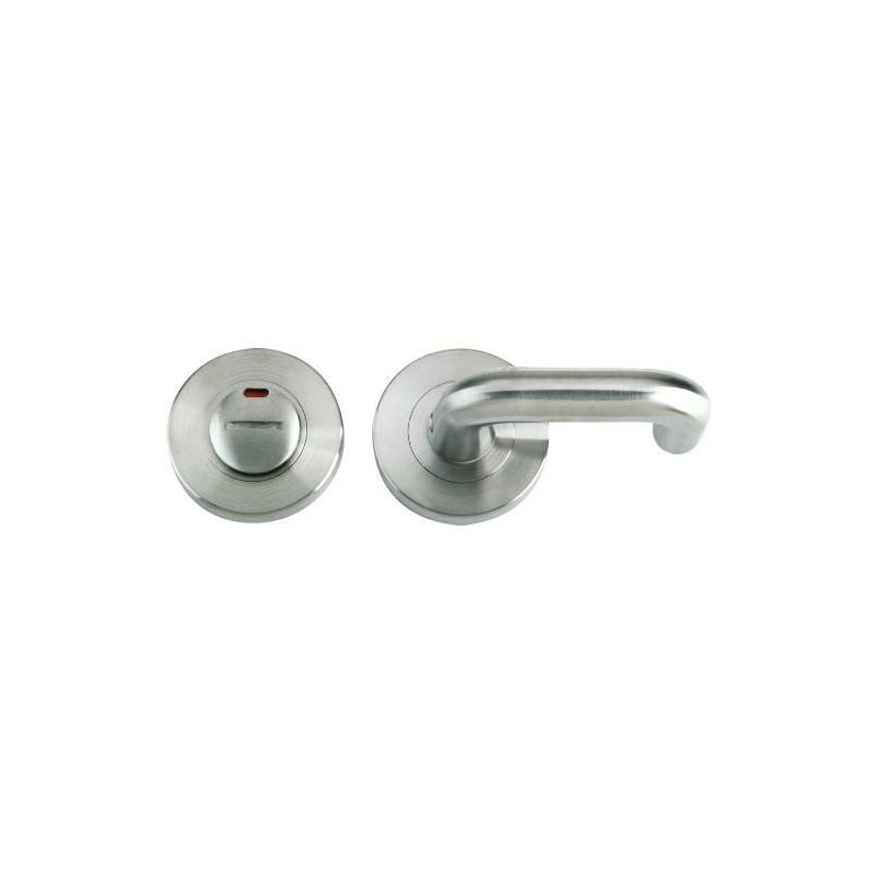 Blokada WC szyld łazienkowy 50mm stal nierdzewna t.5mm