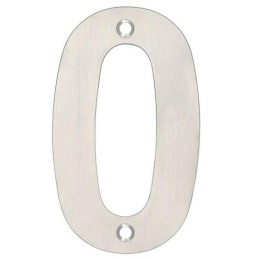 Cyfra "0" 102 mm inox