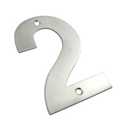 Cyfra 2 przykręcana wys. 102mm inox