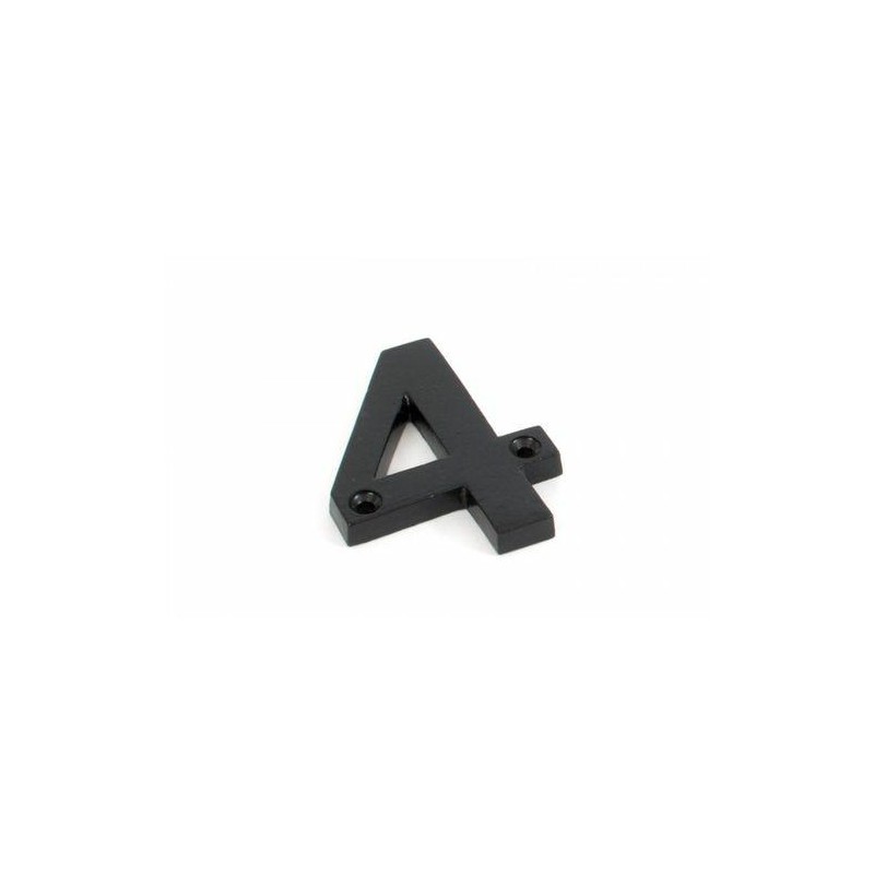Cyfra "4" 78x8mm czarna