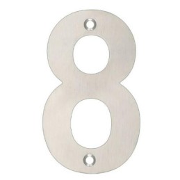 Cyfra "8" 102 mm inox