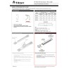 Czerpnia do SF Xtra surowe aluminium komplet 20 sztuk 3m sztang