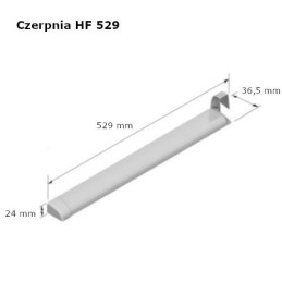 Czerpnia 529mm brązowa 6000EA przykręcana mod.HF 529