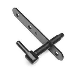Wspornik Czop zawiasu czarny 18x140mm regulowany 14-45mm trzp. 9mm AGB