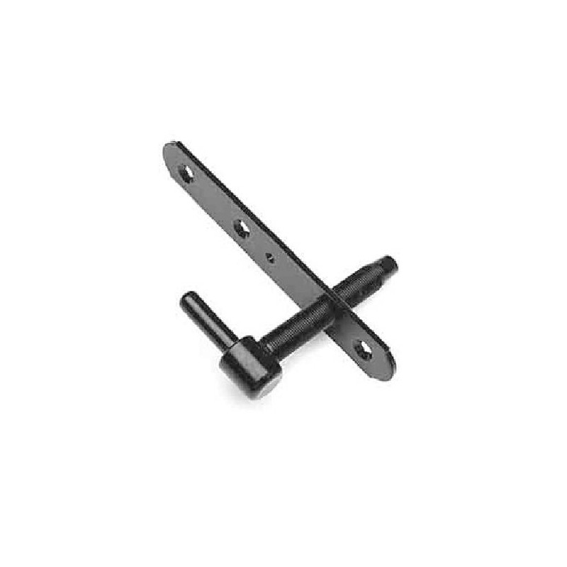 Wspornik Czop zawiasu czarny 18x140mm regulowany 14-45mm trzp. 9mm AGB