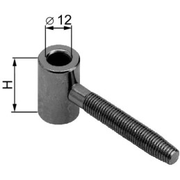Czop zawiasu czarny śr.20mm/30