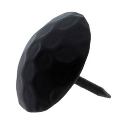 Ćwiek gwóźdź ozdobny czarny okrągły 30mm młotkowany mod.5
