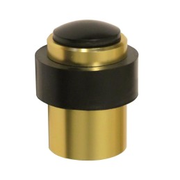 Odbój drzwiowy aluminiowy złoty 30x48mm przykręcany podłogowy mod. 206