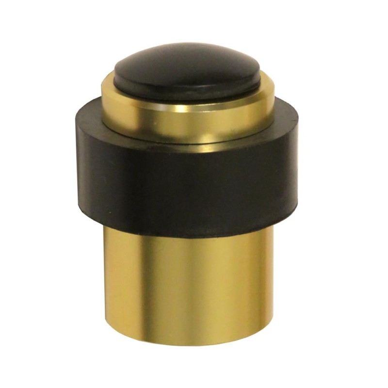 Odbój drzwiowy aluminiowy złoty 30x48mm przykręcany podłogowy mod. 206
