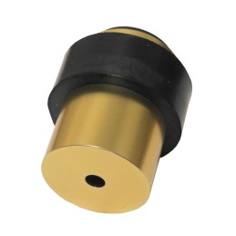 Odbój drzwiowy aluminiowy złoty 30x48mm przykręcany podłogowy mod. 206