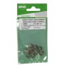 Podkładki do zawiasów 11mm stal złoto antyczne 10szt. mod. 405 - 409C DIS