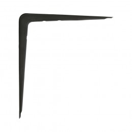 Wspornik półki stalowy czarny 250x200mm mod. 6