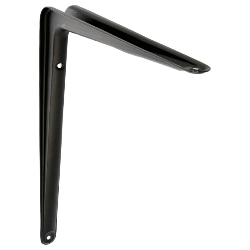 Wspornik półki stalowy czarny 250x200mm mod. 6
