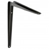 Wspornik półki stalowy czarny 250x200mm mod. 6