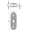 Zaczep hamulca IPA 23799 dolny biały