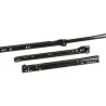 Prowadnice rolkowe 500x37mm czarne mod. 20