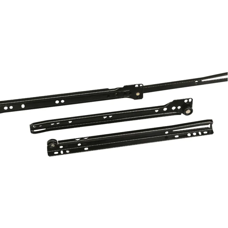 Prowadnice rolkowe 550x37mm czarne mod. 22
