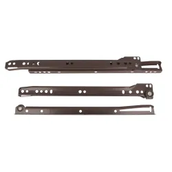 Prowadnice rolkowe 300x37mm brązowe mod. 12