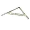Wspornik półki wzmocniony stal nikiel satyna 300x240mm mod. 25