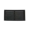 Kratka wentylacyjna czarna 100x200mm z siatką przykręcana mod. 3