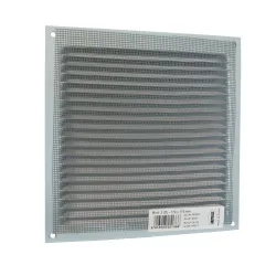 Kratka wentylacyjna czarna 170x170mm z siatką mod.3