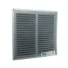 Kratka wentylacyjna czarna 200x200mm z siatką mod. 3