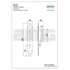 Pochwyt 105-280x45 czarny
