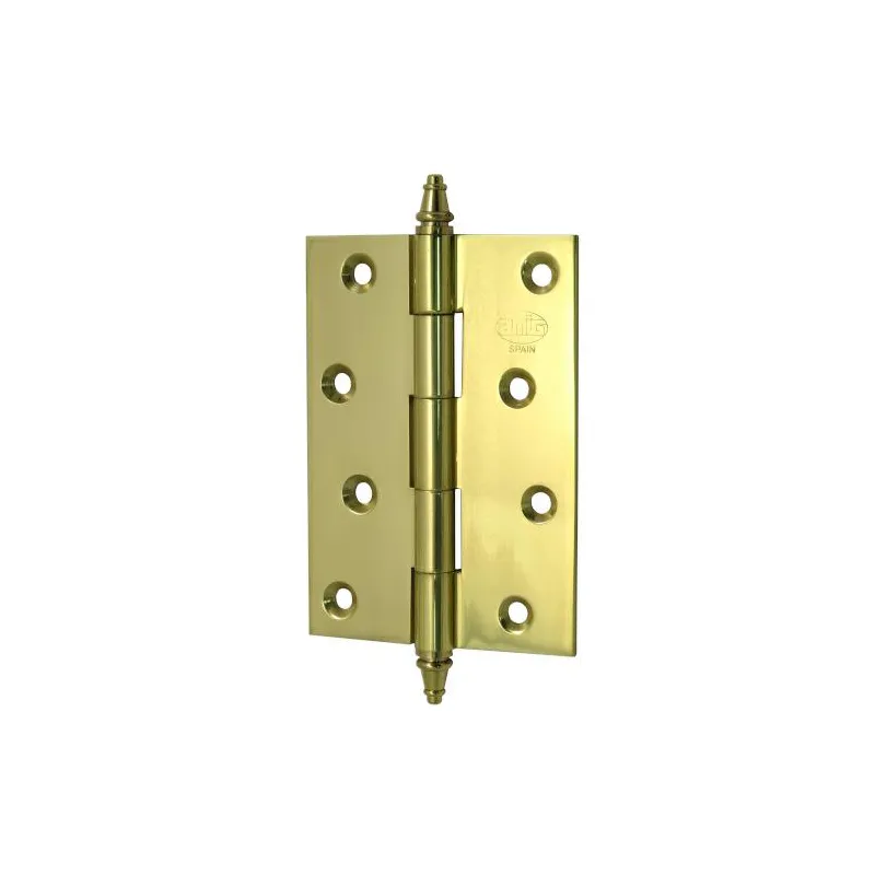 Zawias do drzwi 100x70mm mosiądz lakierowany splatany mod. 1004