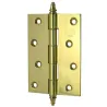 Zawias do drzwi 100x70mm mosiądz lakierowany splatany mod. 1004