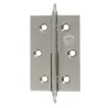 Zawias meblowy 60x40mm chrom mat LEWY (pl) mod. 1006