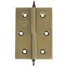 Zawias mosiężny 60x40mm złoto antyczne PRAWY (pl) mod. 1006